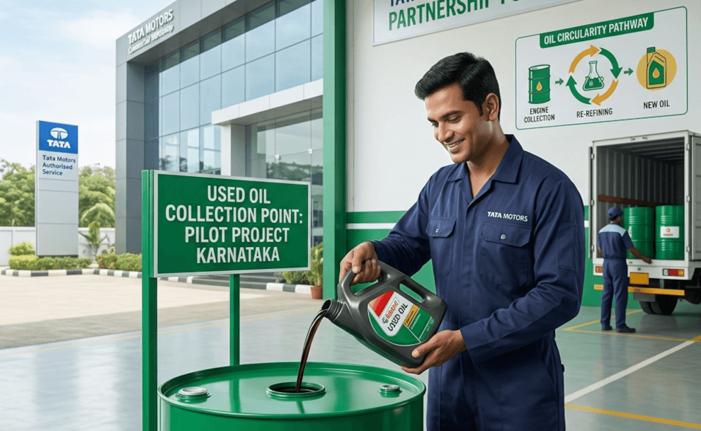 Tata Motors & Castrol Team Up for Greener Engine Oil Recycling